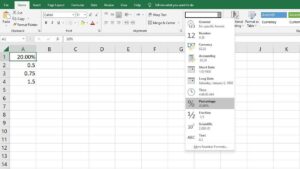 Menghitung Persen di Excel